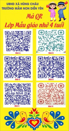 mã QR LỚP 4 TUỔI