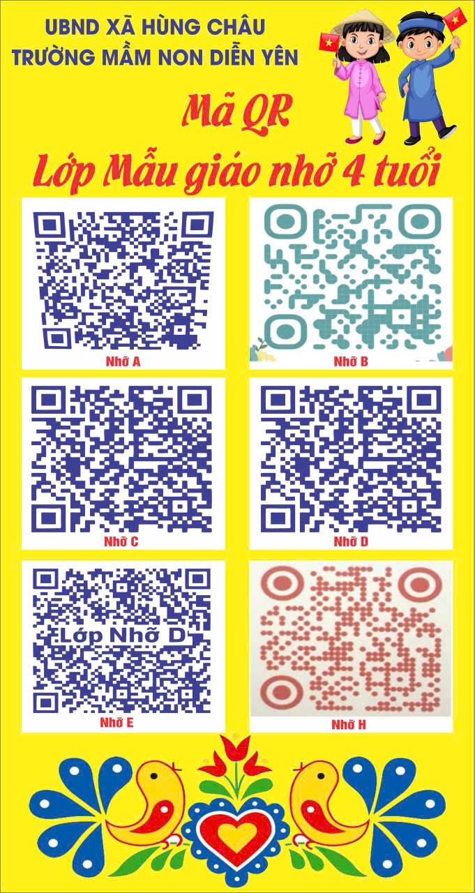 qr lớp 4 tuổi